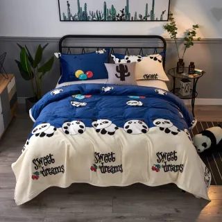Chăn mền họa tiết gấu trúc Sweet Dreams